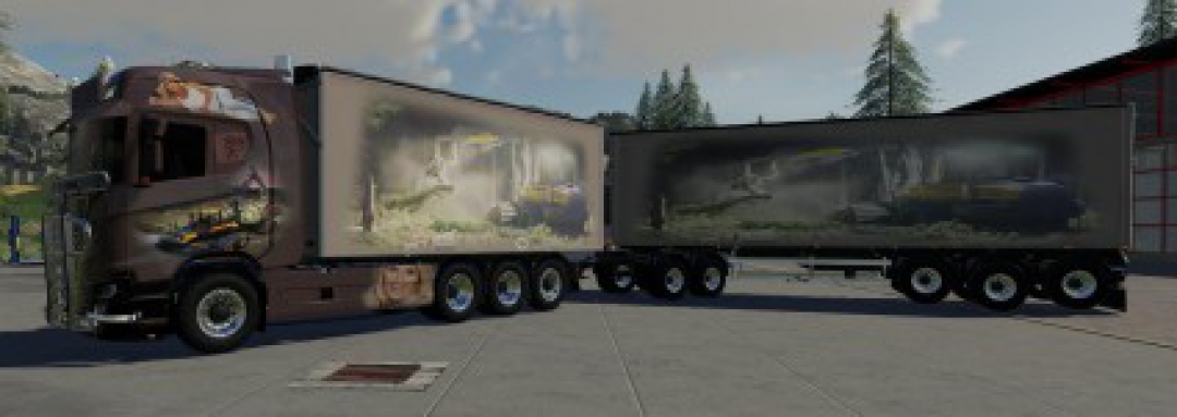 Scaina Woodchips and trailer v1.1