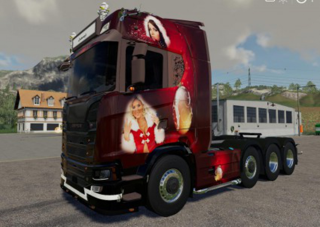 Scania NG Christmas Lantmanenfs v1.1.0.0