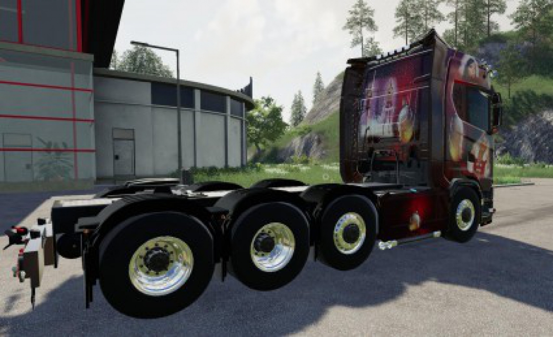 Scania NG Christmas Lantmanenfs v1.1.0.0