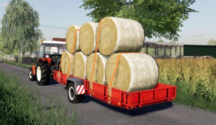 NP-25 Autoload bale trailer v1.0.0.0 category: Trailers