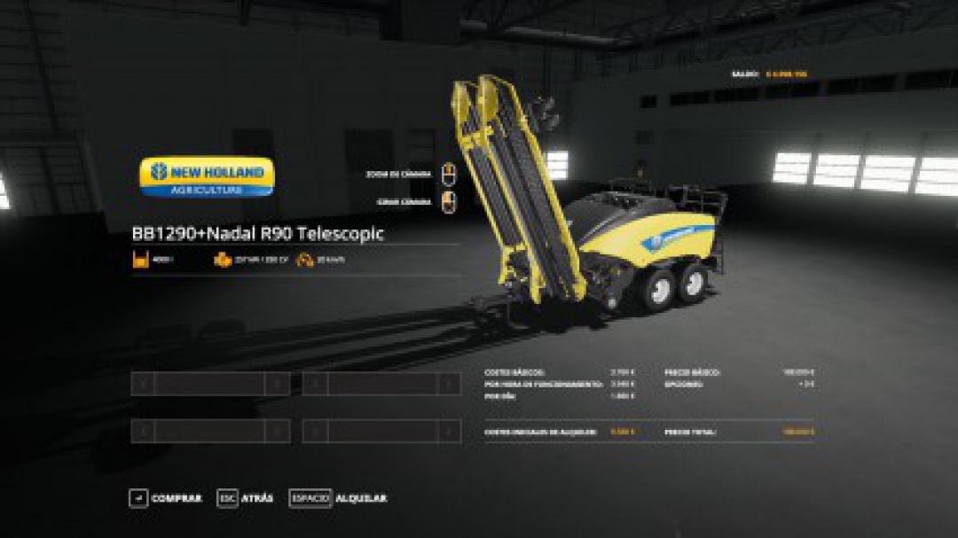 New Holland BB1290 Nadal R90 Telescopic v1.0.0.0