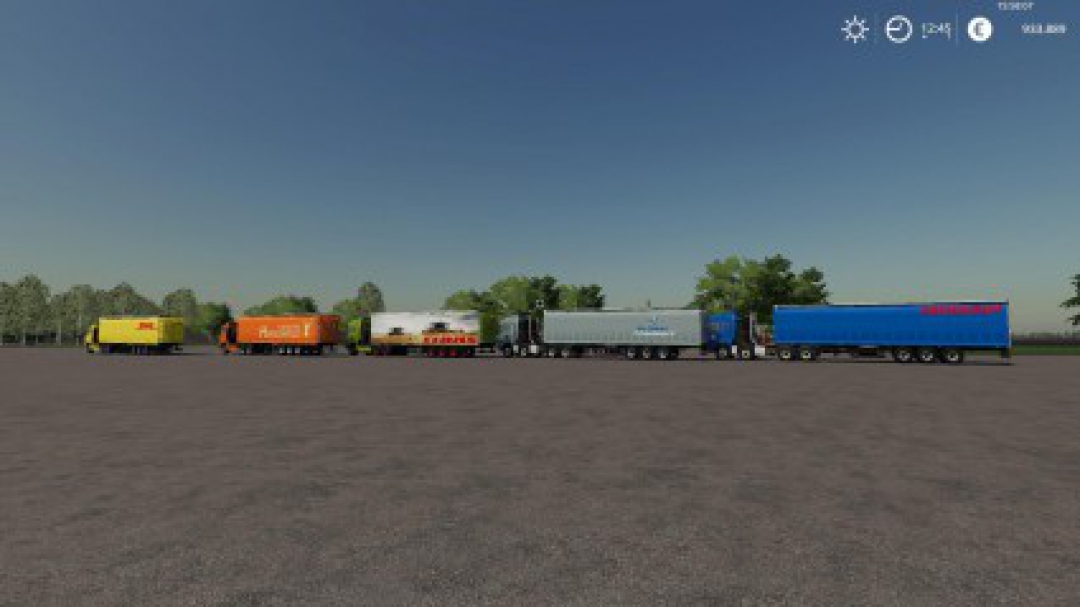 Fruehauf Planenauflieger mit Stapler v4.1.0