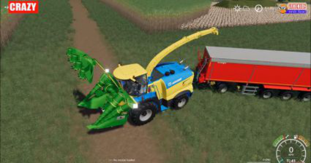 KRONE BIGX +50M CRAZY SUGARCANE HARVESTER AND CUTTER V1.0