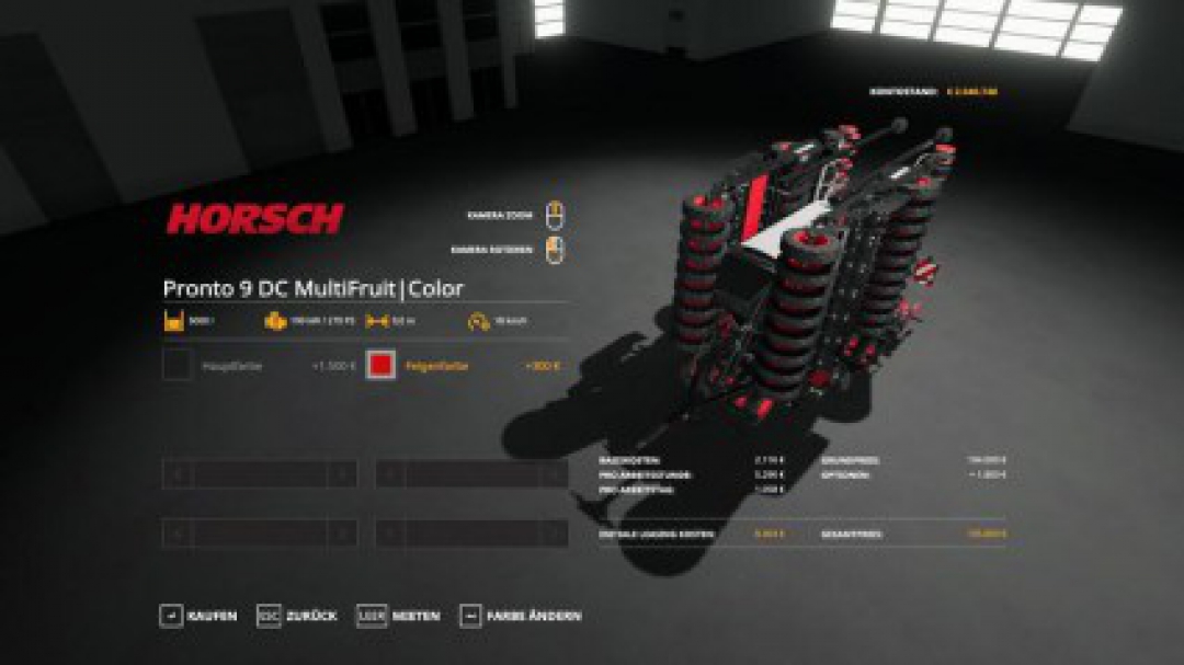 Horsch Pronto 9DC - MultiFruit - MultiColor v1.3