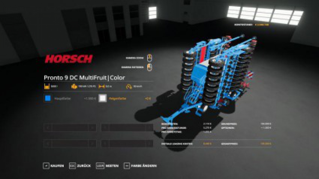 Horsch Pronto 9DC - MultiFruit - MultiColor v1.3