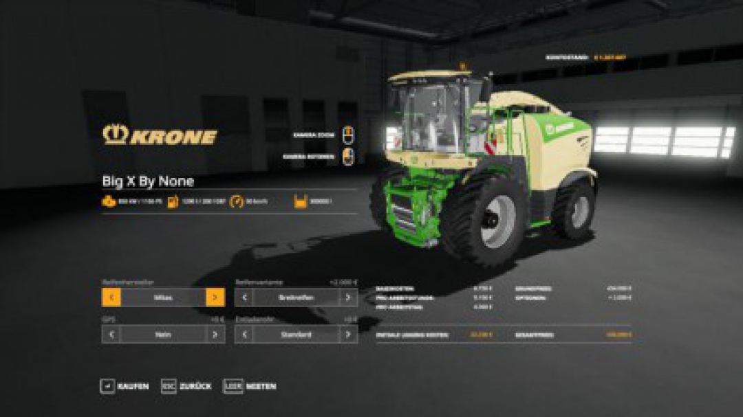 Krone big x 1180 by none v1.0