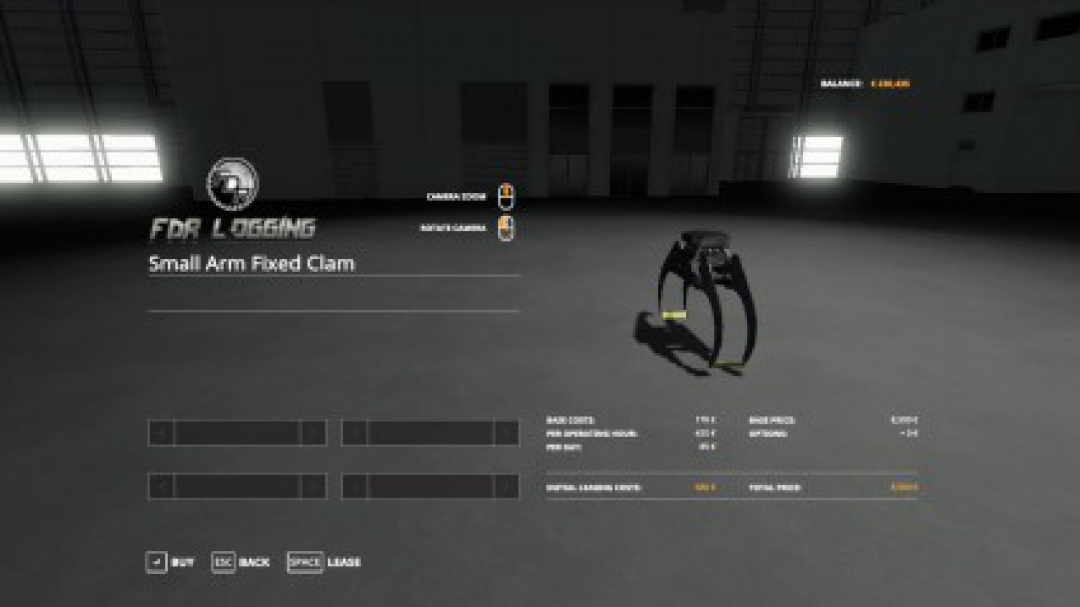 Small Arm Fixed Clam v1.0.0.0