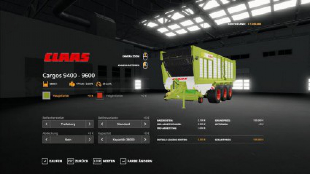 Claas Cargos 9600 v1.0.0.0