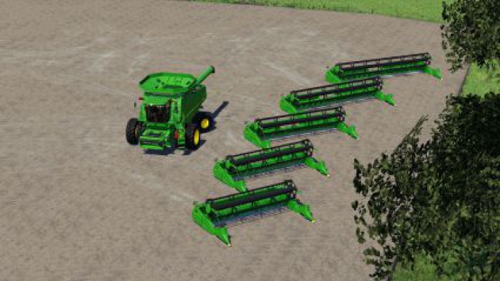 JD 600f header pack category: cutters