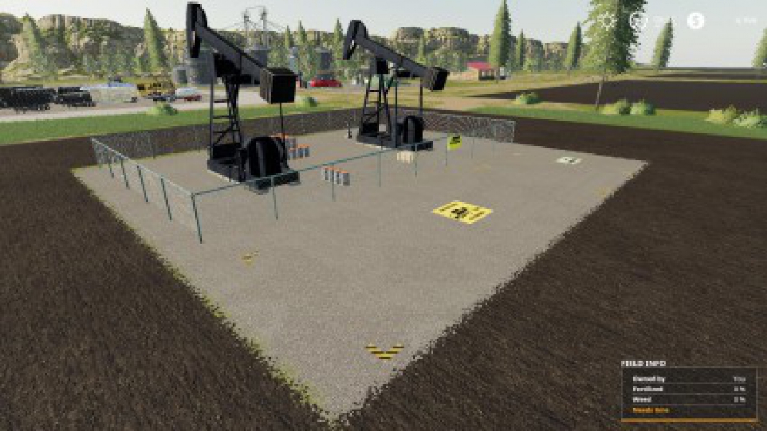 FS19 Crude Oil Derrick v1.0