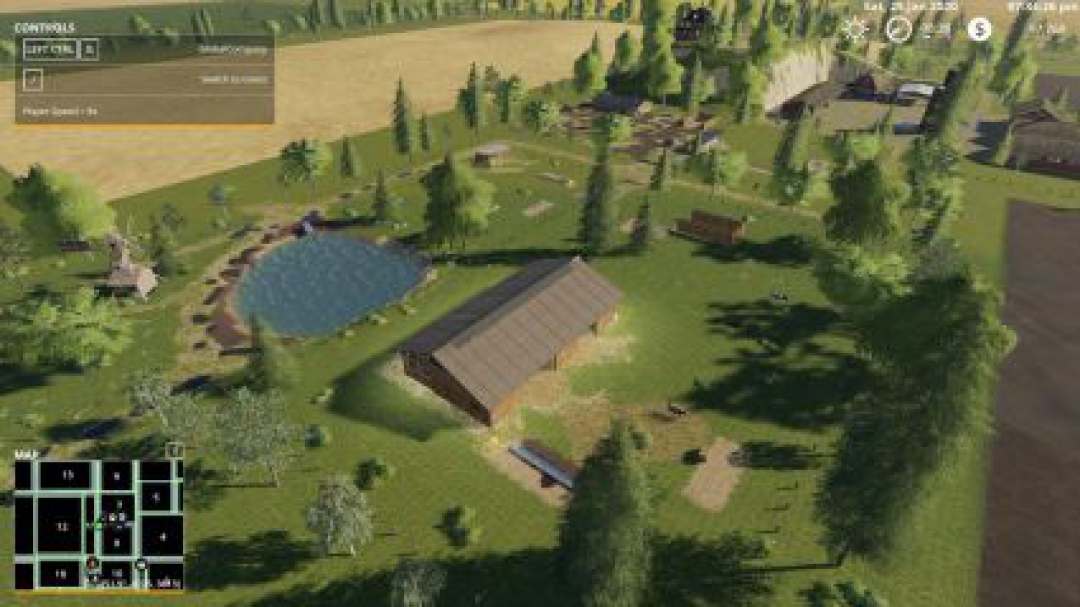 FS19 Wild West 16x map v1.0