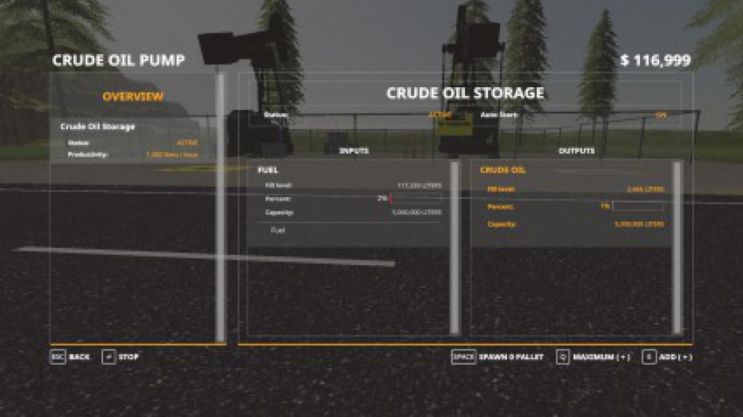 FS19 CRUDE OIL Pump v1.1