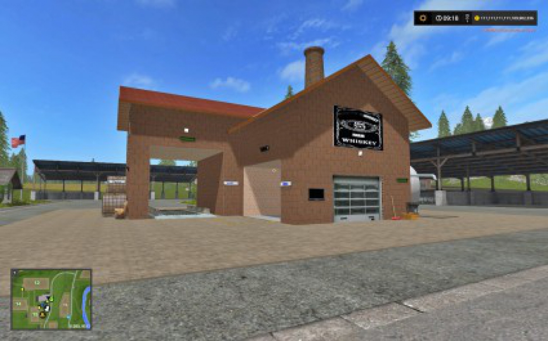 Whisky placeable Fabrik FS17 v1.0