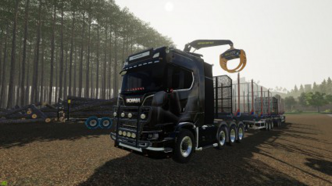 WOOD TRAILER ROADTRAIN v1.5