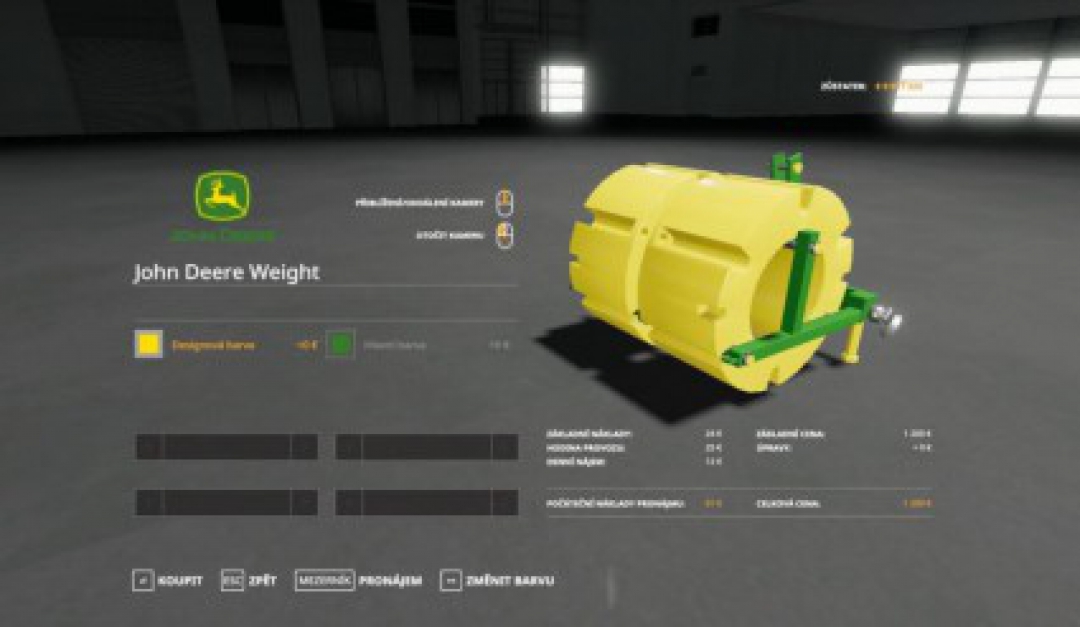 John Deere Weight v1.0.0.0