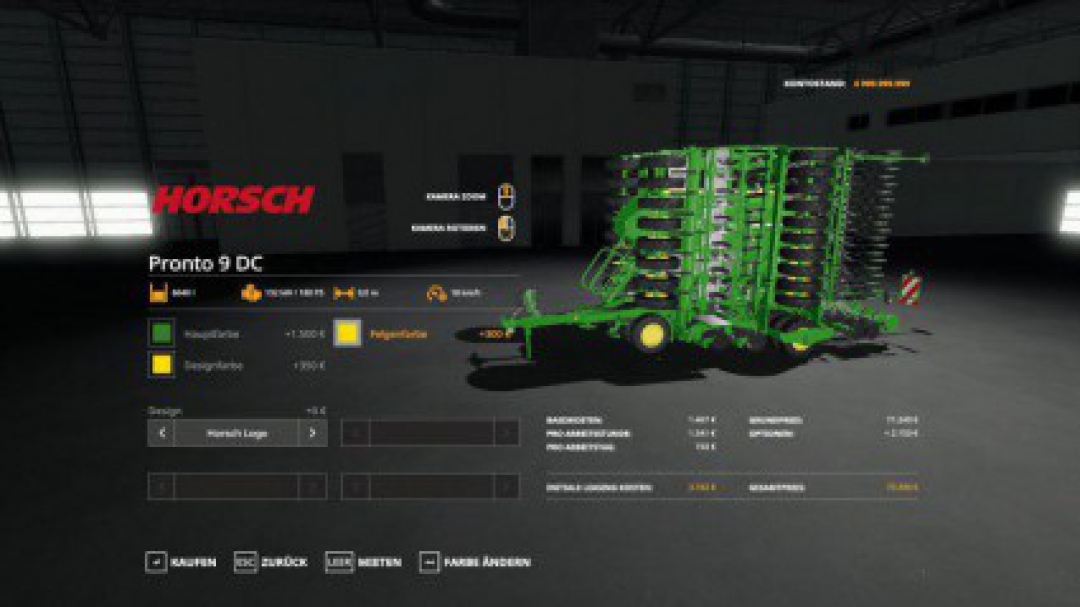 Horsch Pronto 9 Dc Hotfix v1.0