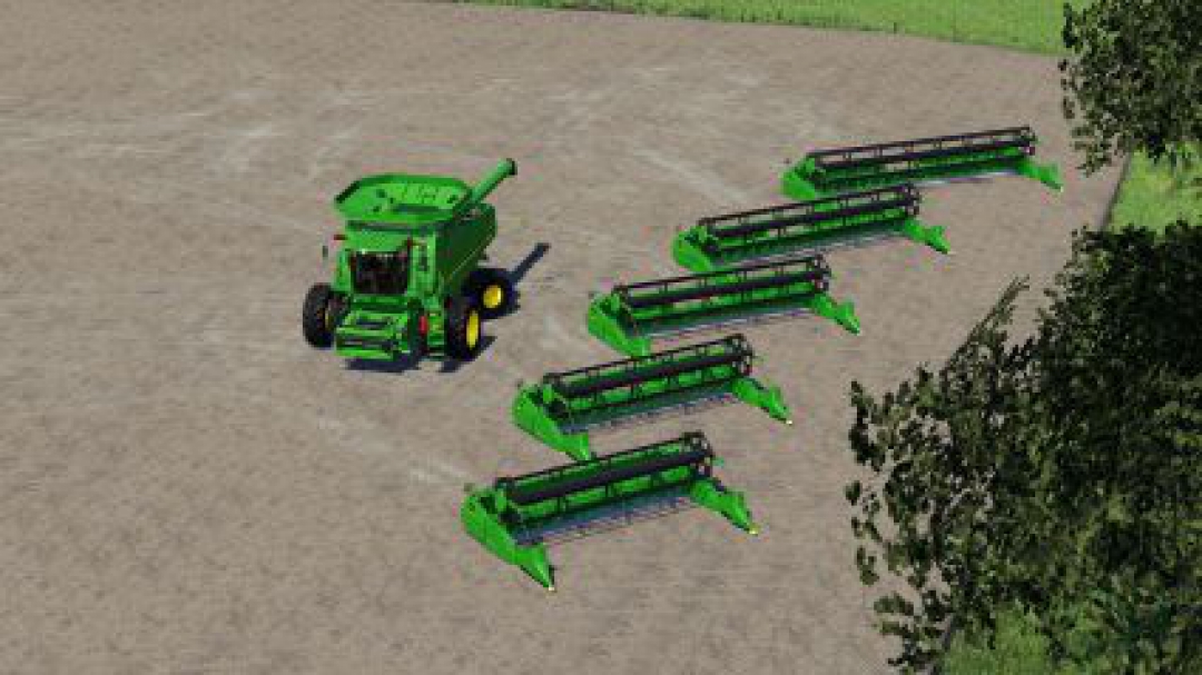 JD 600f header pack