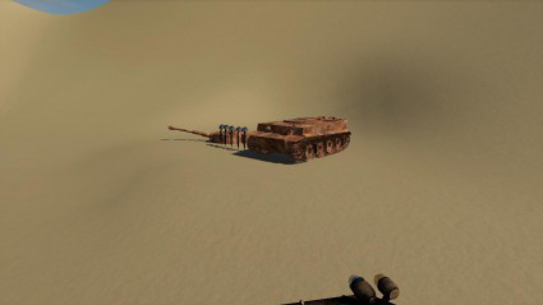 Destroyed Tiger 1 tank v1.0