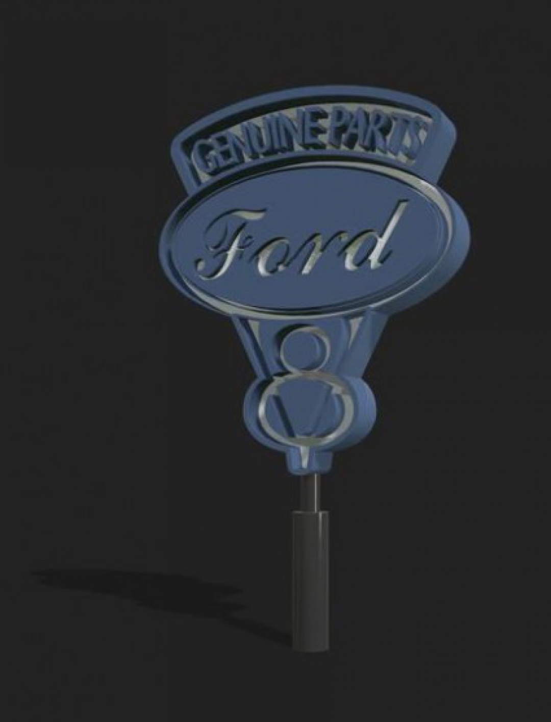 FS19 Old Ford Sign v1.0