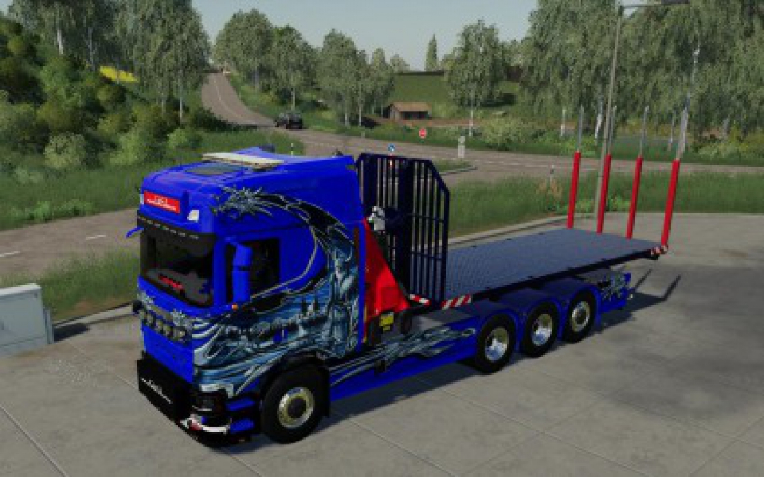 Scania NG HKL and crane v1.0