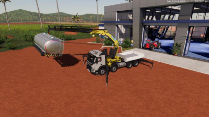 fs19-mods, Volvo FMX Crane v0.2