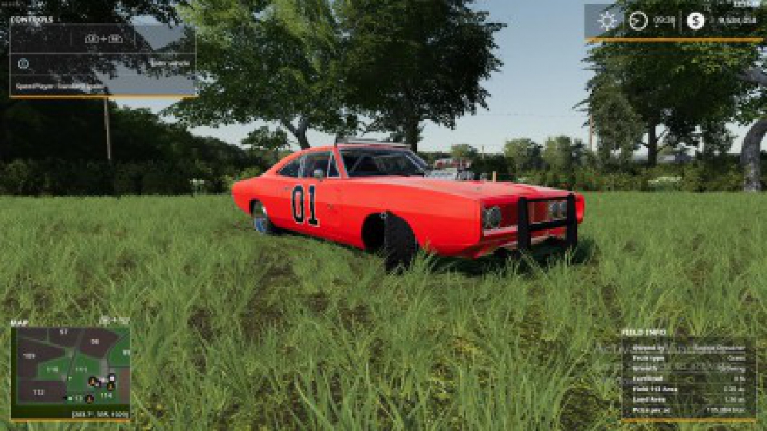 FS19 1970 Charger General Lee v2.0