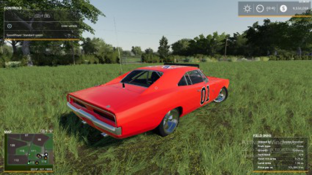 FS19 1970 Charger General Lee v2.0