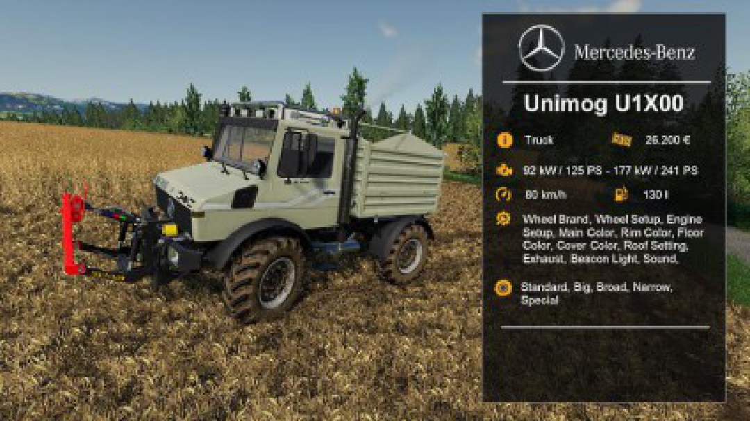 [FBM-Team] Unimog U1200, U1400, U1600 v1.0.0.0