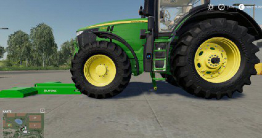 John Deere Series 7R with EZBallast Underground Weight v1.0