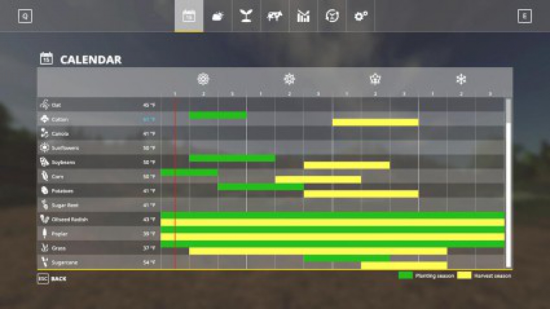 Seasons GEO: Cenla v1.0.0.0