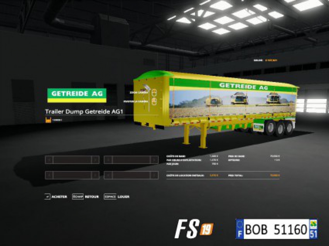 Pack 4 Trailers Dump By BOB51160 v2.0