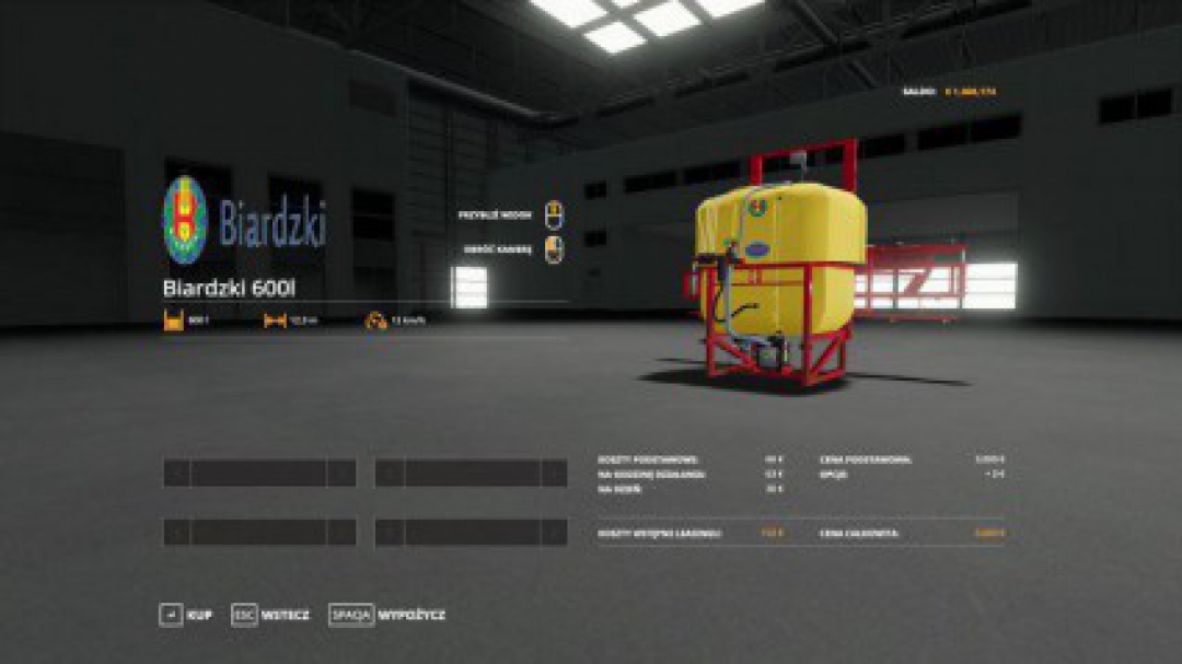 Biardzki 600l Yellow v1.0.0.0