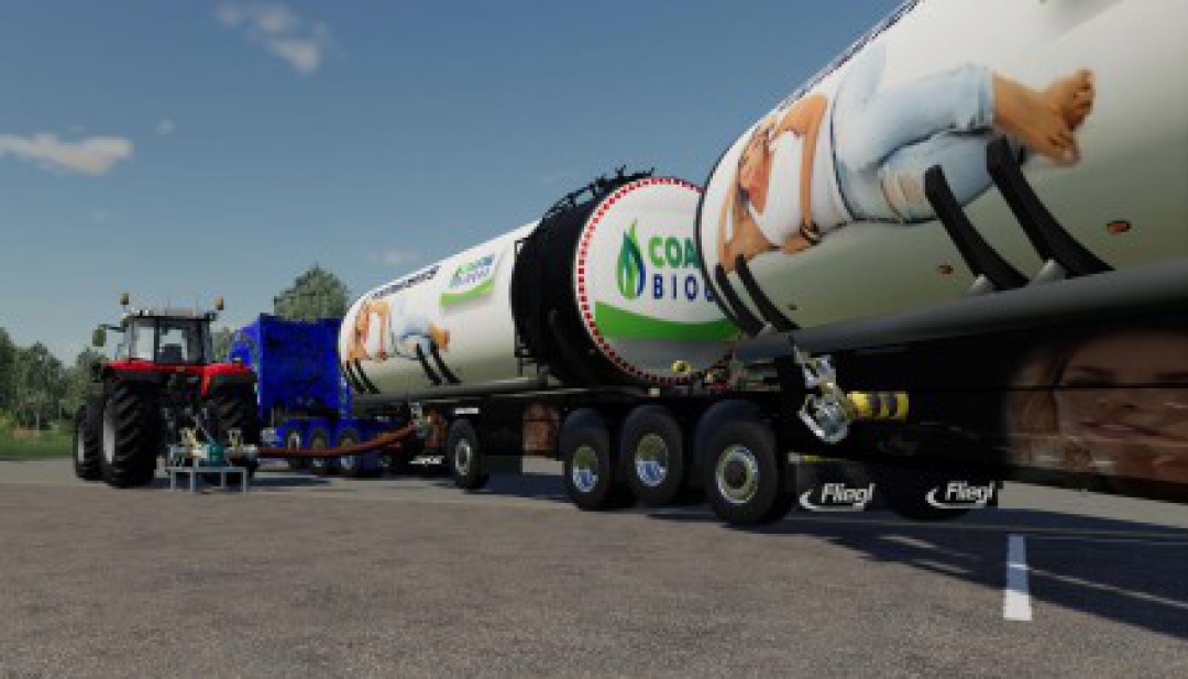 FLIEGL SEMI ROADTRAIN BIOGAS TRAILER v1.6