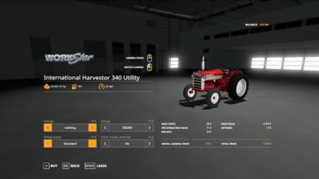 International 340 utility ag tires wip v1.1