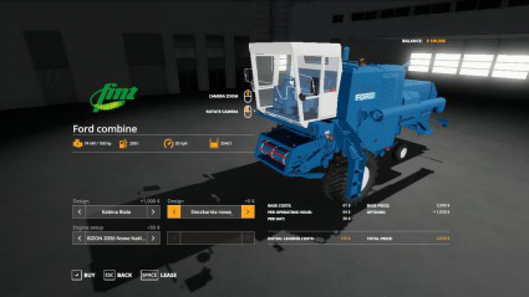 Ford Bizon Combine Reskin v1.0