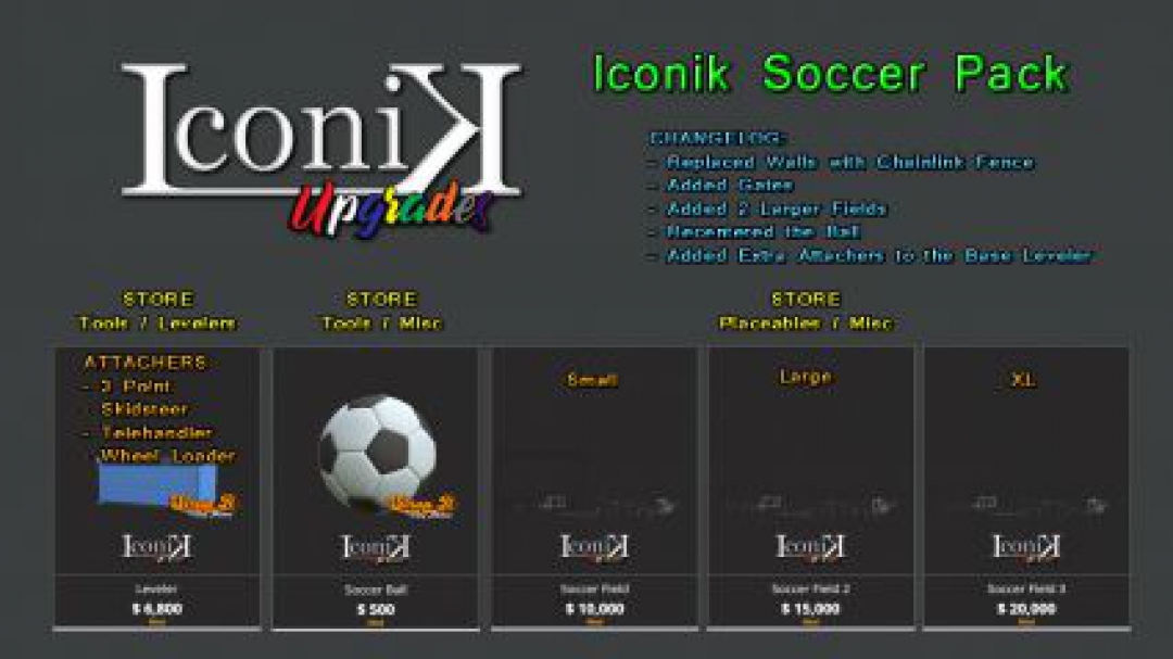 Iconik Soccer Pack