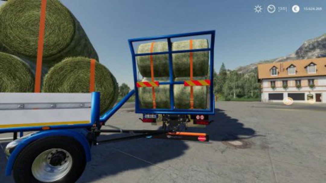 Trailer 3 Axle With Platform For Scania S580 Truck v1.1