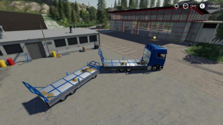 Trailer 3 axle with platform v1.1.0.2 category: Trailers