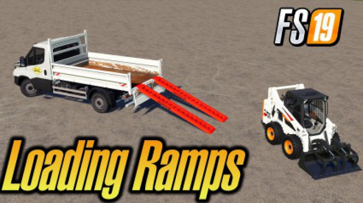 fs19-mods, Dynamic Aluminium 4t Loading Ramps With Attacher v1.0