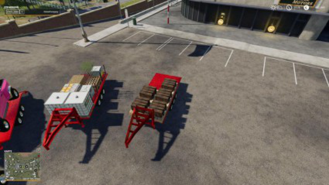 2014 Pickup with semi-trailer and autoload v1.9