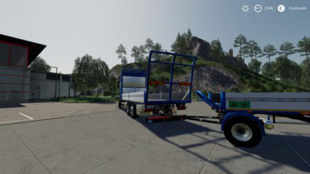 Trailer 3 axle with platform v1.1.0.2