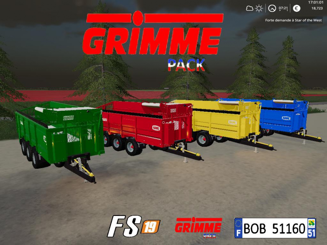 FS19 Grimme Pack By BOB51160 v1.1