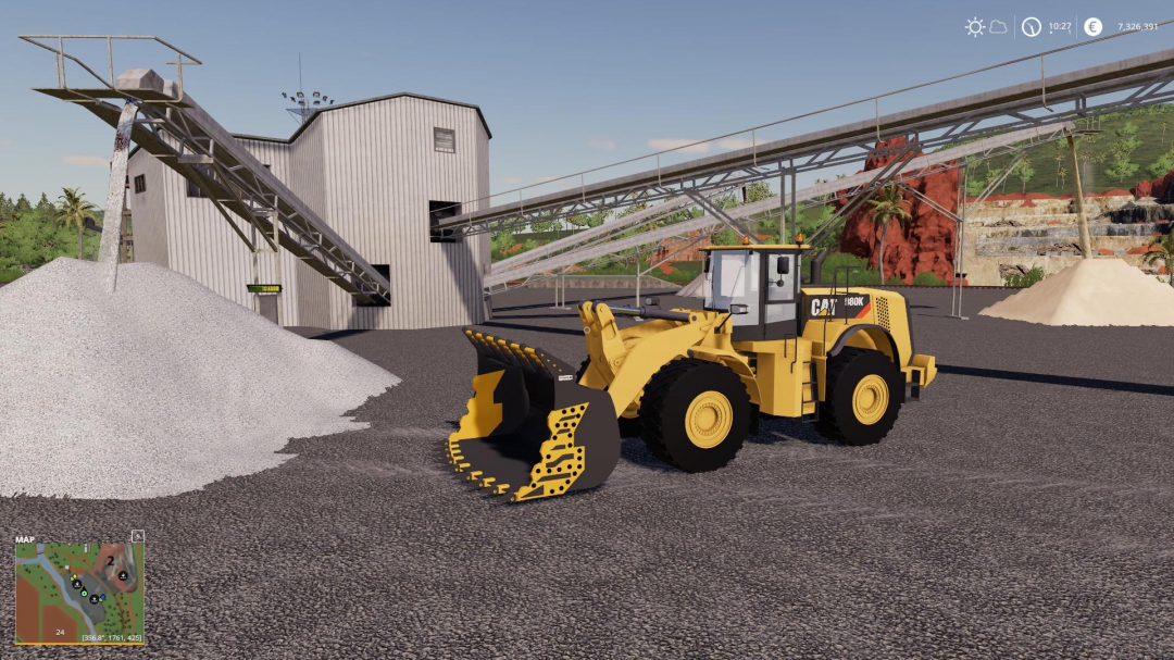 Mining Bucket For 980K Cat Loader v1.0