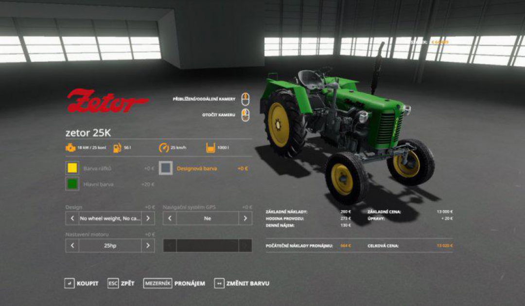 ZETOR 25K v1.0.0.0