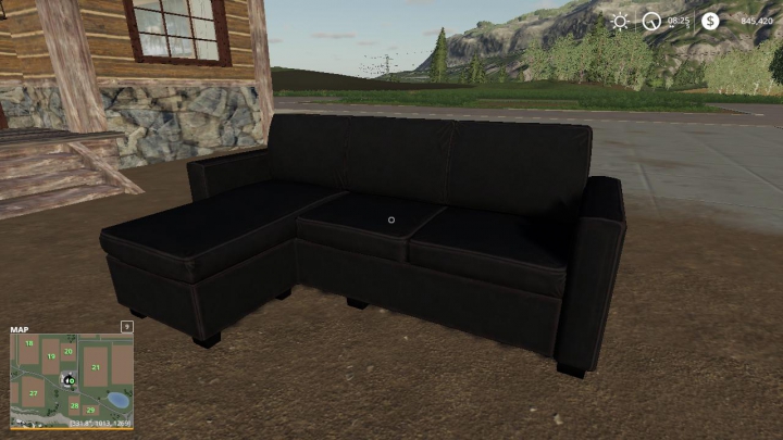 Trending mods today: FS19 Couch Pickupable v1.0