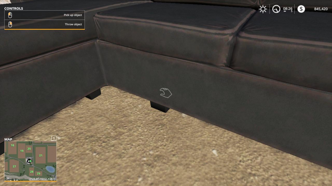 FS19 Couch Pickupable v1.0