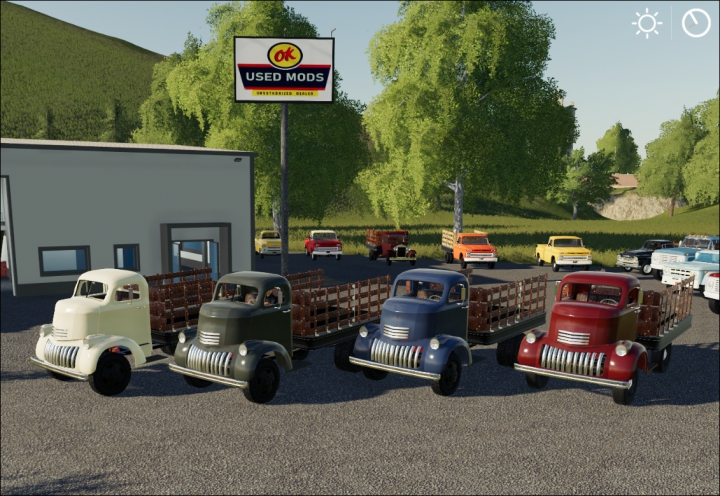 fs19-mods,  1941 Chevy COE Flatbed V2.0C Color Select - By OKUSEDMODS