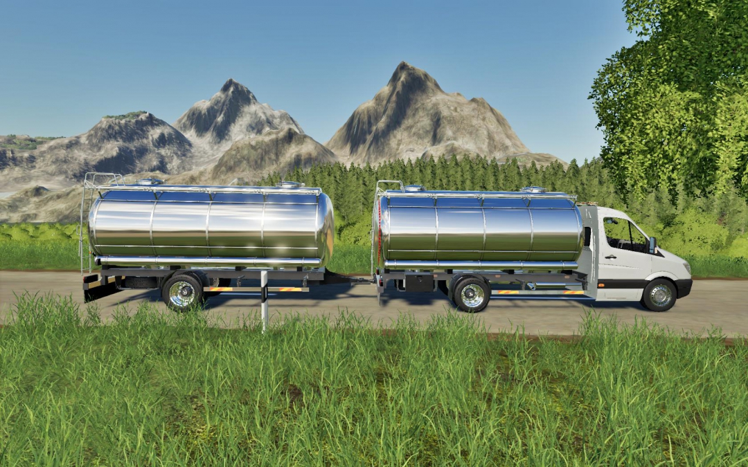 Mercedes Tanker Trailer FS19 v1.0