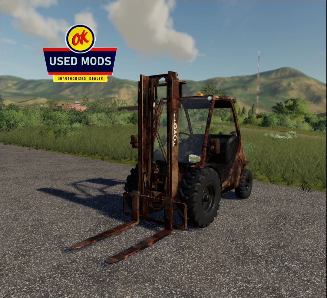 Used Toyota Fork Lift V1.0 Rusty - By: OKUSEDMODS