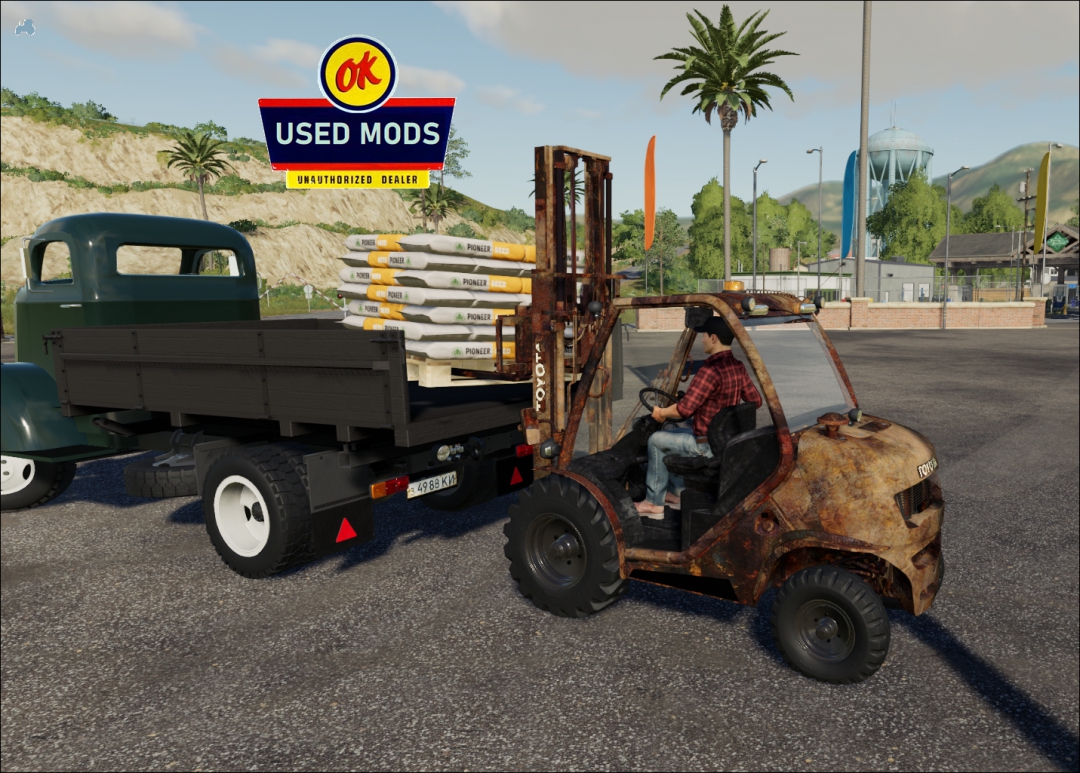 Used Toyota Fork Lift V1.0 Rusty - By: OKUSEDMODS